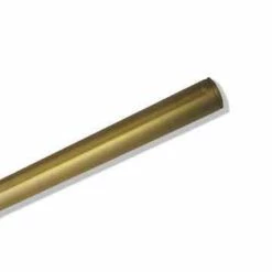 Hot Sale 🛒 AZUSA 1-1/4" 1.25" Hollow 40" Aluminum Axle, Snap Ring, .195 Wall, Gold Anodized ⌛