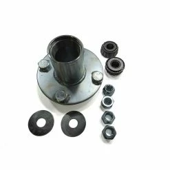 Discount 🛒 AZUSA Wheel Hub, Zinc Plated Steel, With 5/8" ID Tapered Roller Bearing 😀