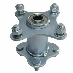 Promo 🎁 AZUSA Wide Steel Wheel Hub, 5/8" Ball Bearing For 5" & 6" With Flange 🥰