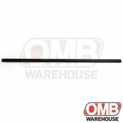 Best Sale 🔔 OMB Warehouse 1-1/4" Hollow Steel Axle 44'' Length .190 Wall Black Anodized 👏